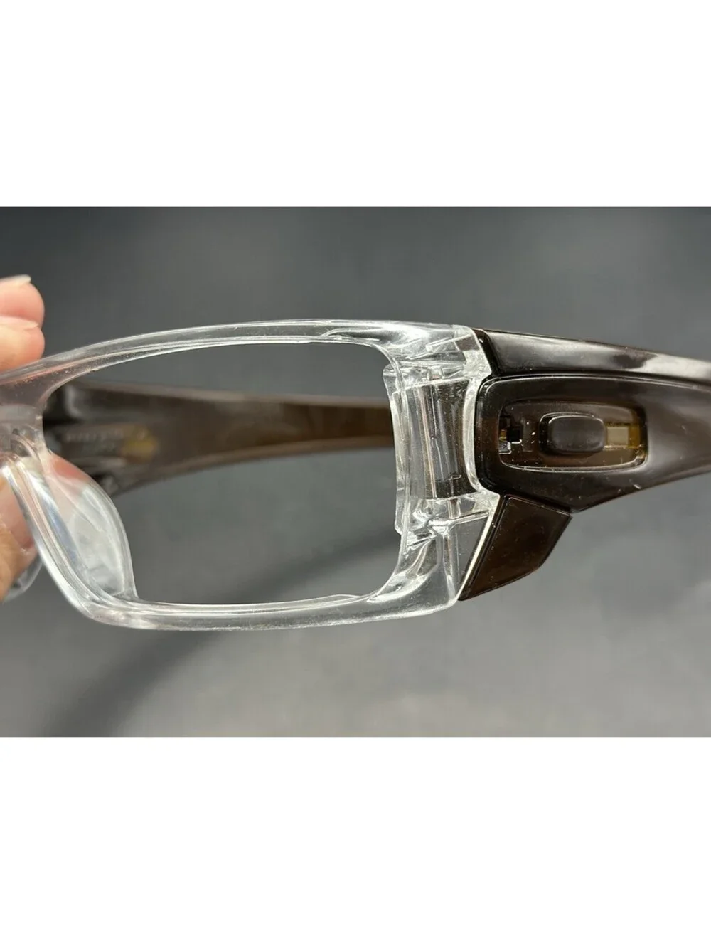 Oakley Batwolf Polished Clear/Rootbeer Frame
